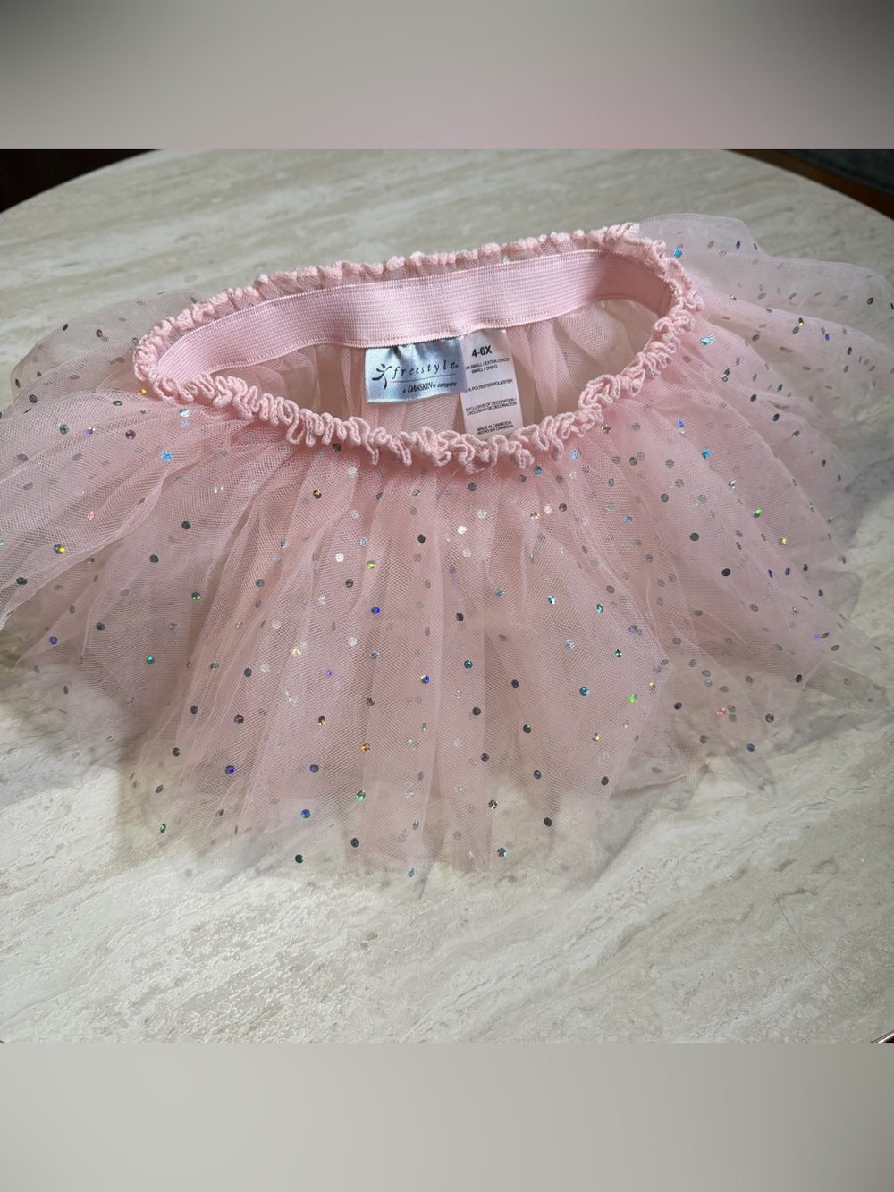 NWOT Freestyle Danskin Little Girl Dance Tutu Skirt *4-6X